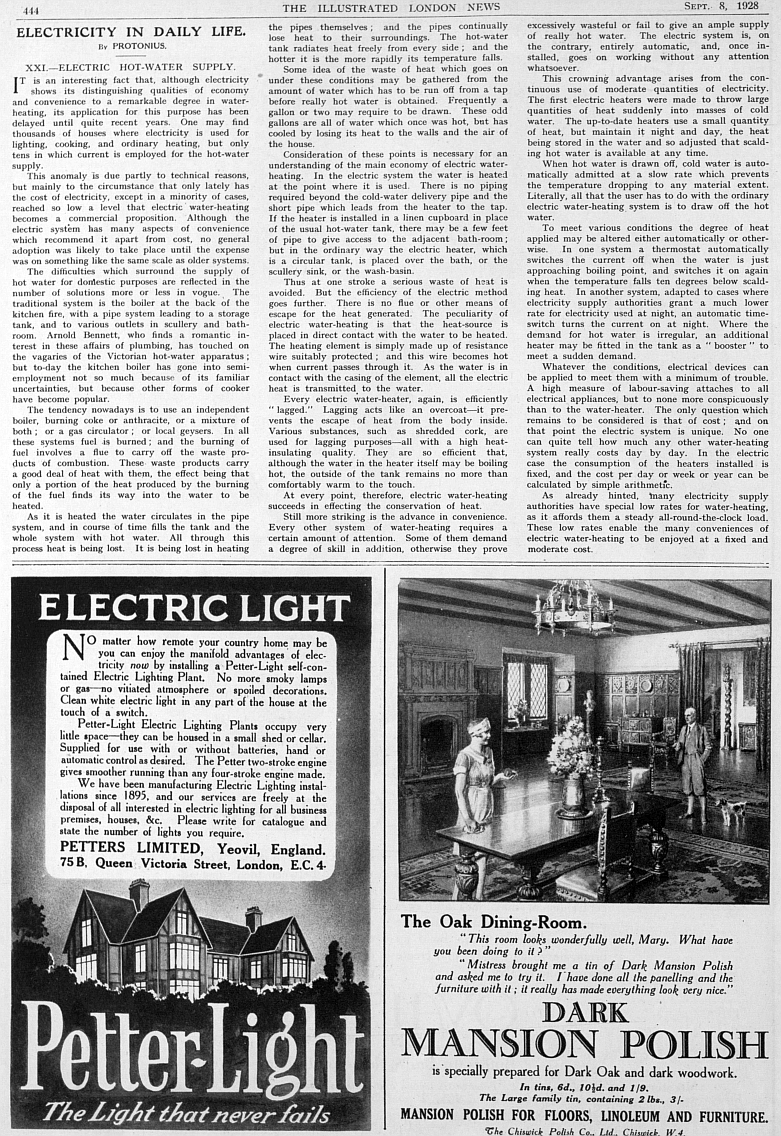 electric Sept 1928